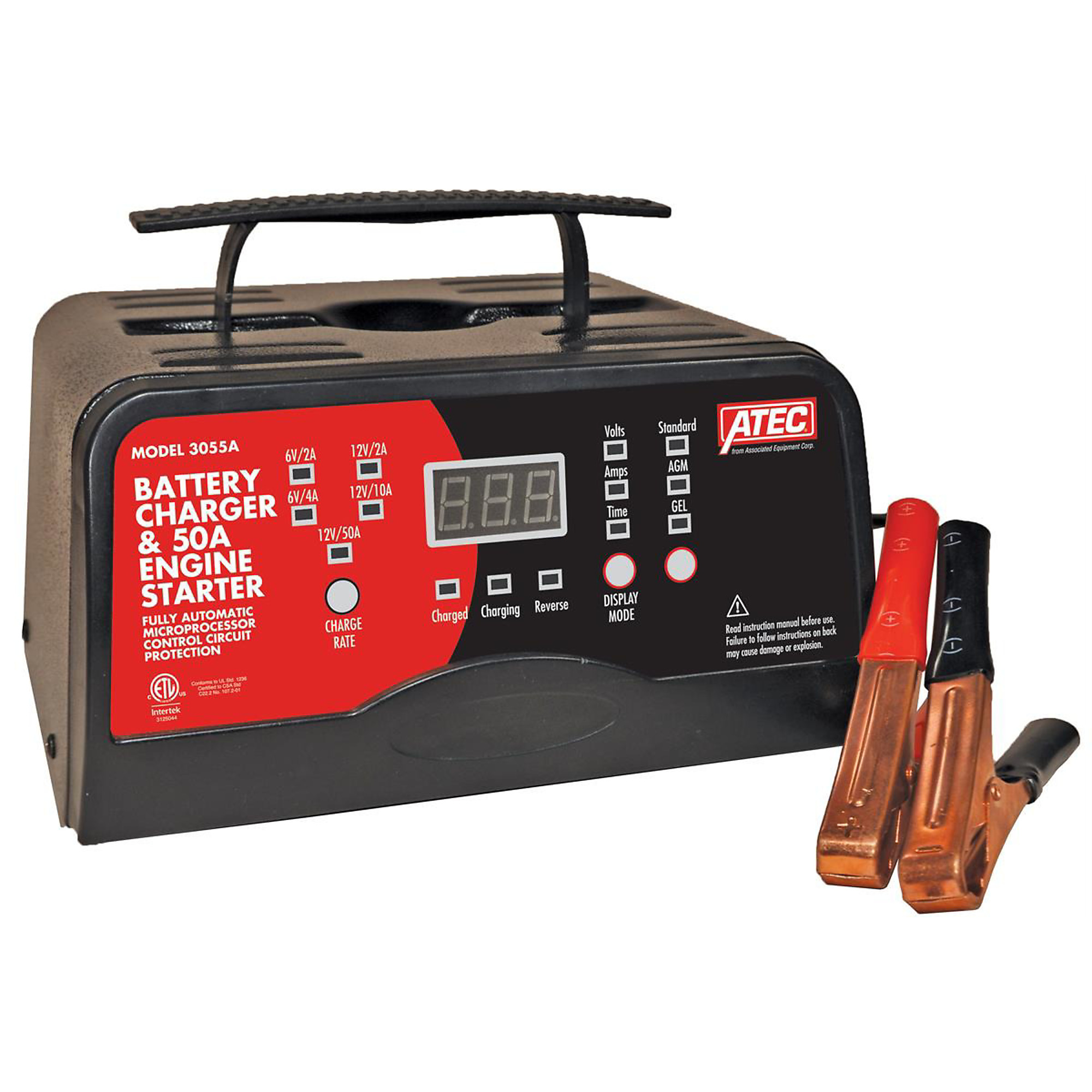 Associated Portable Smart Charger — 50 Amps, 6/12 Volts, Model# ASO3055A